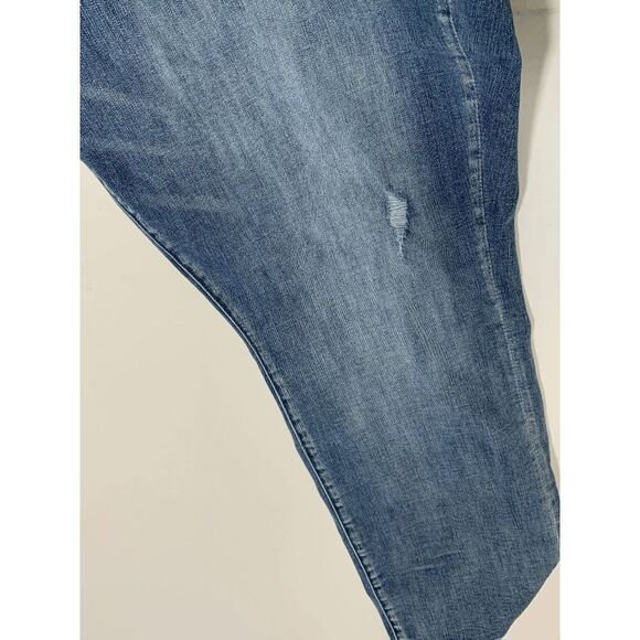 Kut Womens Denim Jeans Katy Boyfriend Distress Blue Wash Plus Size 24W - Picture 10 of 10